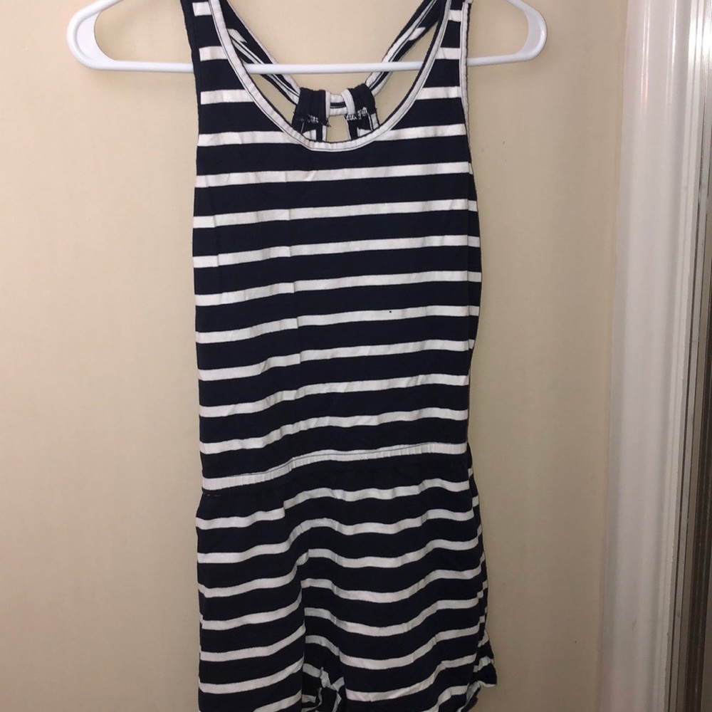 striped romper